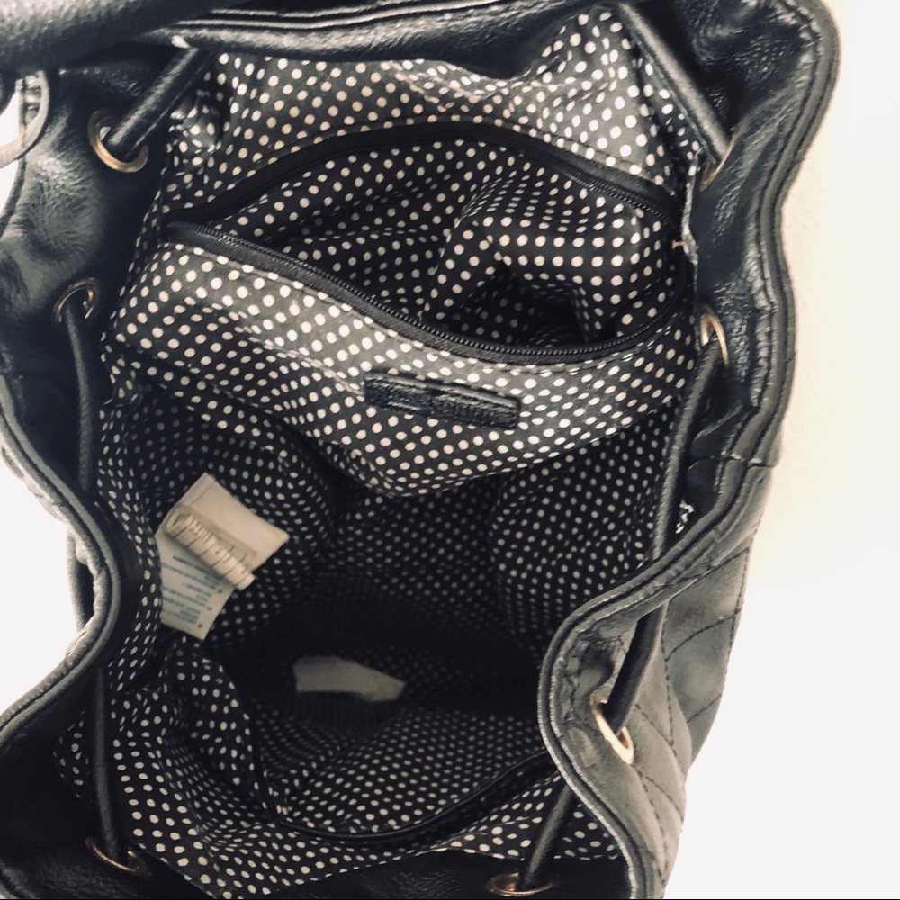 Faux Leather Chain Backpack - Picture 7 of 8